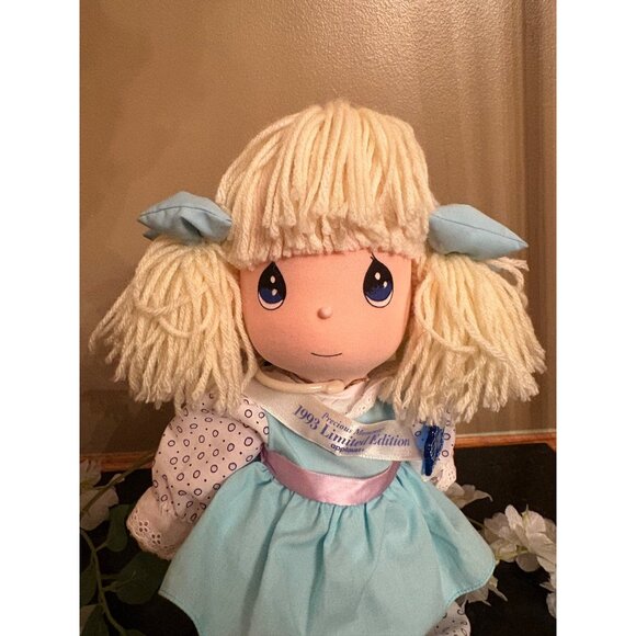 Vintage Precious Moments 1993 Limited Edition Roller Skating Doll By Applause - Picture 11 of 13